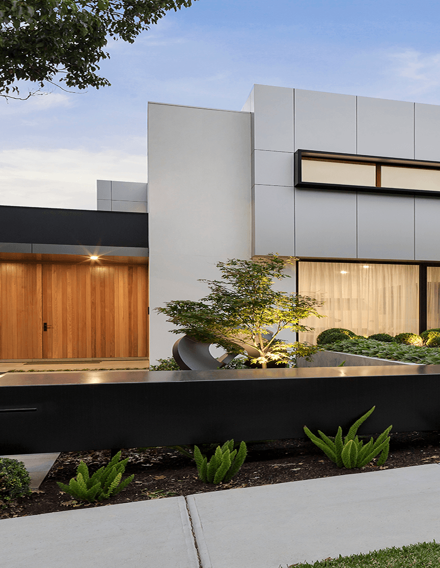 Custom home exterior